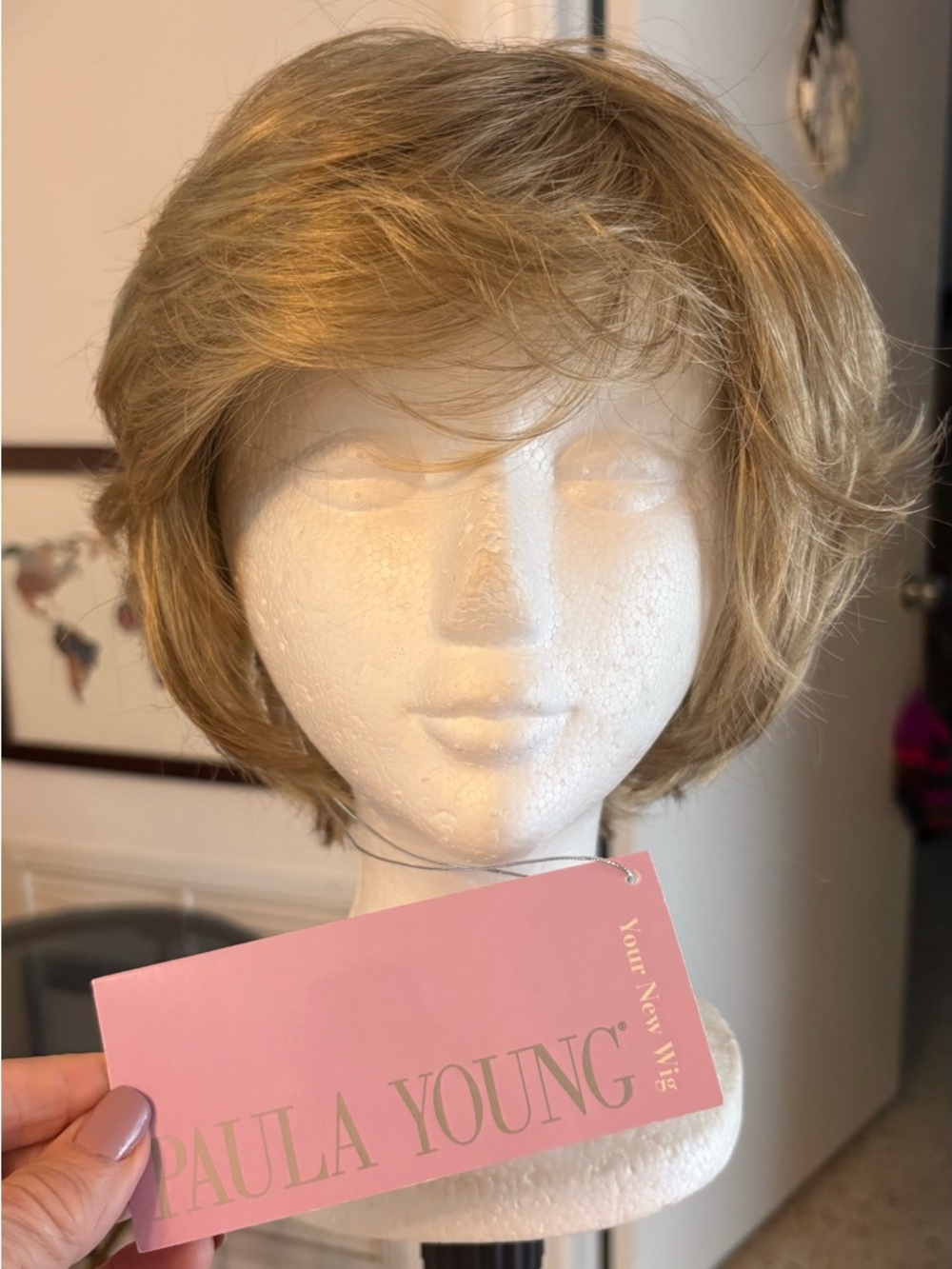 PAULA YOUNG Maddy WIG in Sun Kissed Blonde! Short Sassy Layers. Synthetic. NEW! - Picture 5 of 9